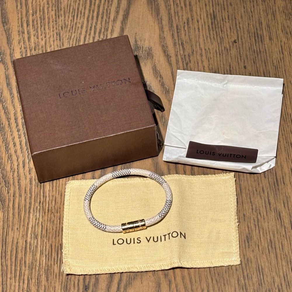 Louis Vuitton Azure Leather Bracelet